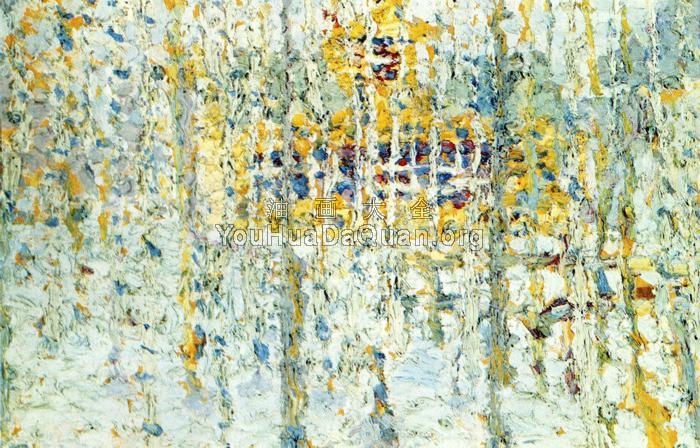 Landscape with Yellow House - 卡兹米尔·马列维奇